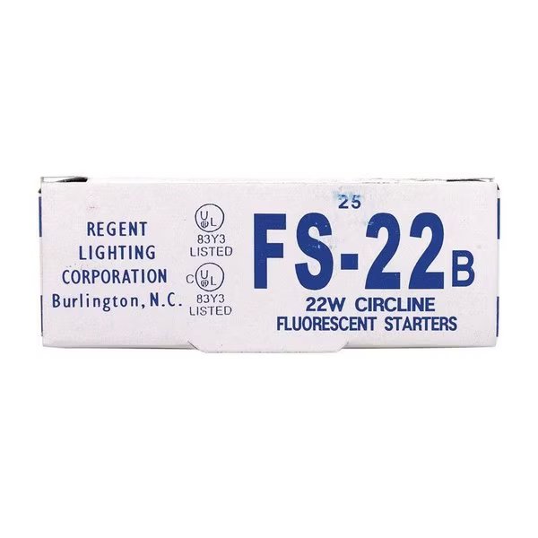 Regent 22 W Fluorescent Starter, Halo, Mfr#: FS-22B